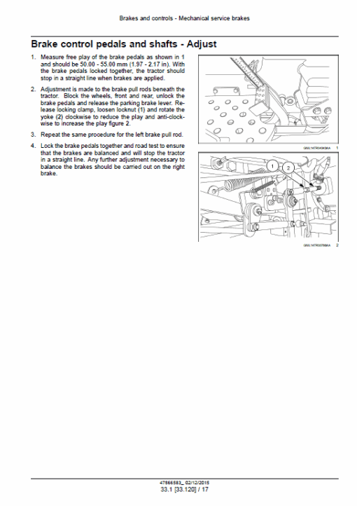 New Holland Workmaster 50, 60, 70 Tractor Service Manual - Image 3