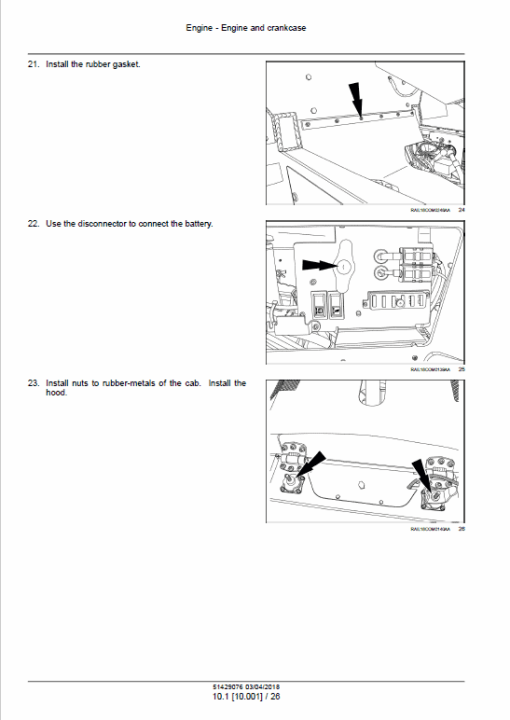 Case SV212D, SV216D Vibratory Roller Service Manual - Image 3