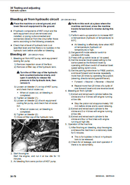 Komatsu D61EXi-23, D61PXi-23 Dozer Service Manual - Image 3