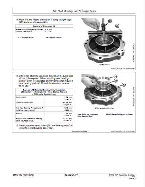 John Deere 310K EP Backhoe Loader Repair Technical Manual (S.N after G219607 - ) - Image 3