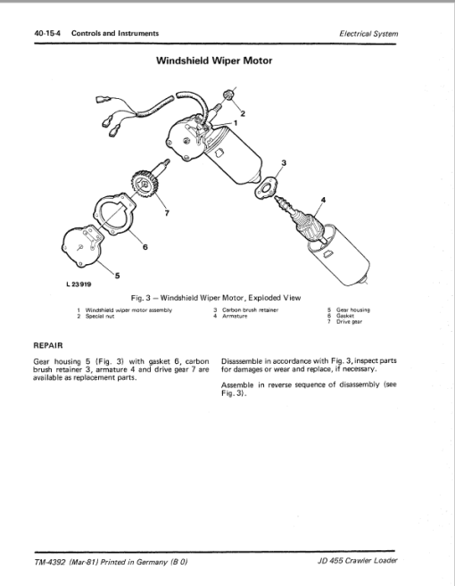 John Deere 455 Crawler Loader Repair Technical Manual (TM4392) - Image 3