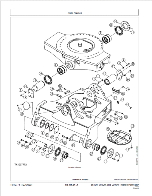 John Deere 853JH, 903JH, 909JH Tracked Harvester Repair Technical Manual - Image 3