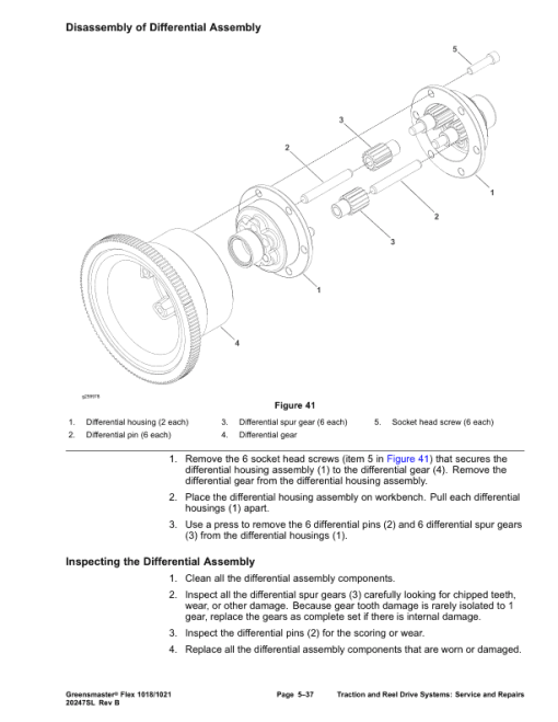 Toro Greensmaster Flex 1018, 1021 Service Repair Manual - Image 3