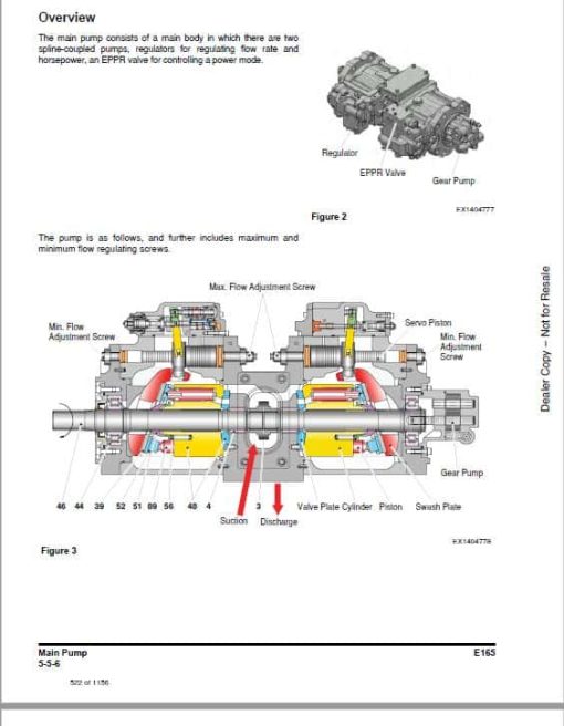 Bobcat E165 Compact Excavator Service Repair Manual - Image 3