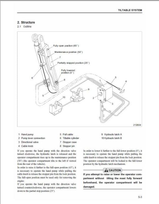 CAT DP80N, DP90N Forklift Lift Truck Service Manual - Image 3