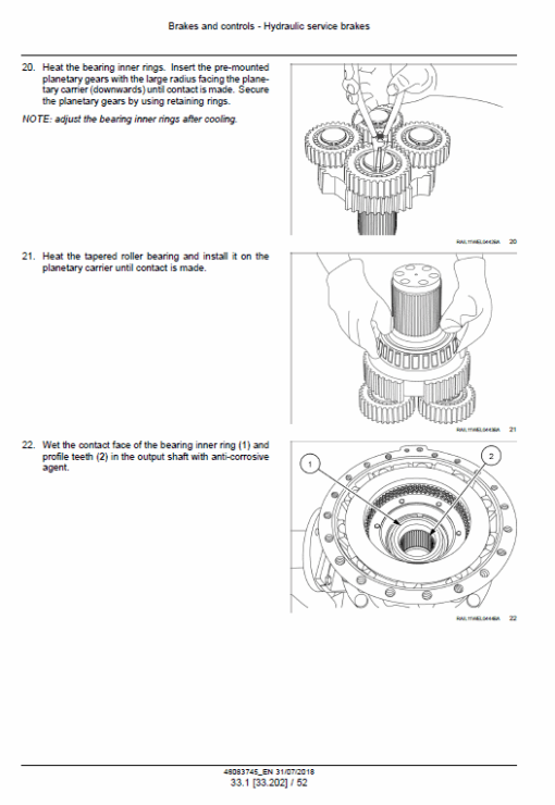 New Holland W190D, W230D Tier 2 Wheel Loader Service Manual - Image 3