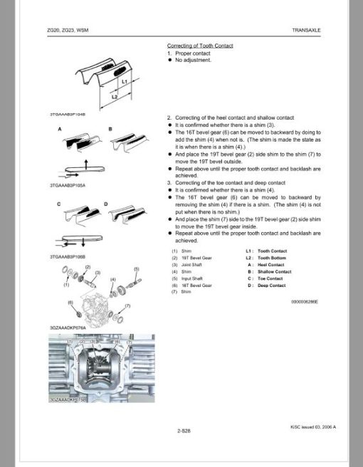 Kubota ZG20, ZG23 Zero Turn Mower Workshop Repair Manual - Image 3