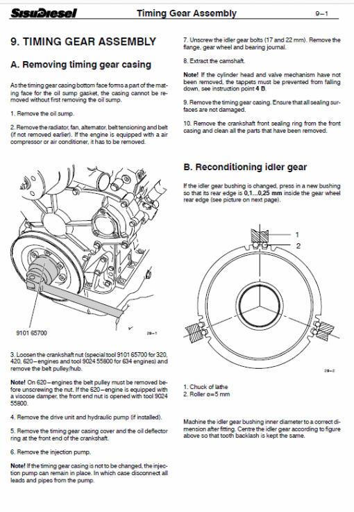 AGCO Sisu 320, 420, 620, 634 Engines Workshop Repair Service Manual - Image 3