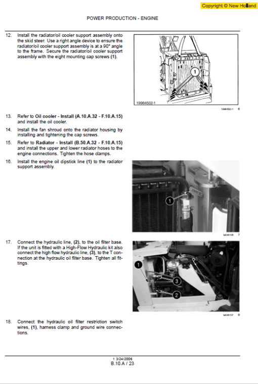 New Holland LS180.B, LS185.B and LS190.B SkidSteer Service Manual - Image 3