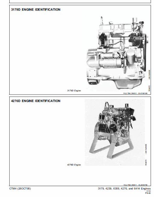 John Deere 300 Series Type 3179, 4239, 6359, 4276, 6414  Engines Manual (CTM4) - Image 4