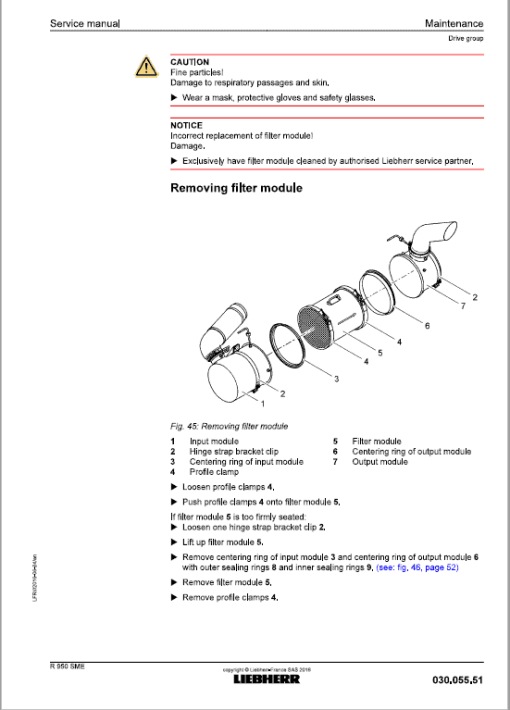 Liebherr R918, R920, R922, R924, R926, R936, R946, R950, R926 Compact Excavator Manual - Image 3