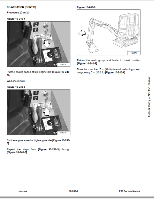 Bobcat E16 Excavator Repair Service Manual - Image 3