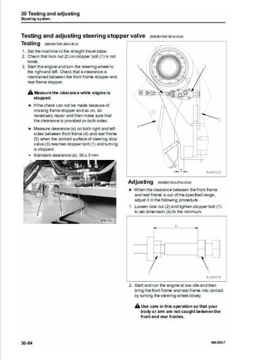 Komatsu WA500-7 Wheel Loader Service Manual - Image 3