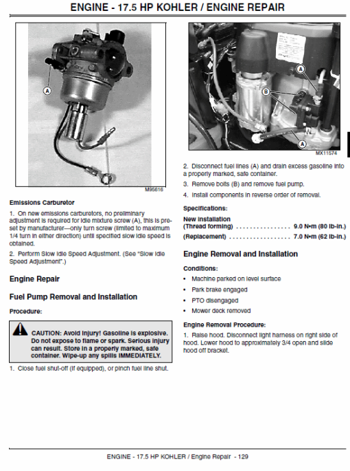 John Deere L1642, L1742, L2048, L2548 Scotts Tractor Technical Manual (TM1949) - Image 3