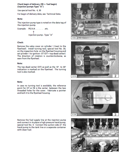 Liebherr Diesel Engine D904 - D906, D914 - D916, D924 - D926 Manual TM-1849 & TM-2223 - Image 4