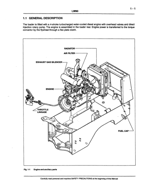 New Holland LW90 Wheel Loader Service Manual - Image 3