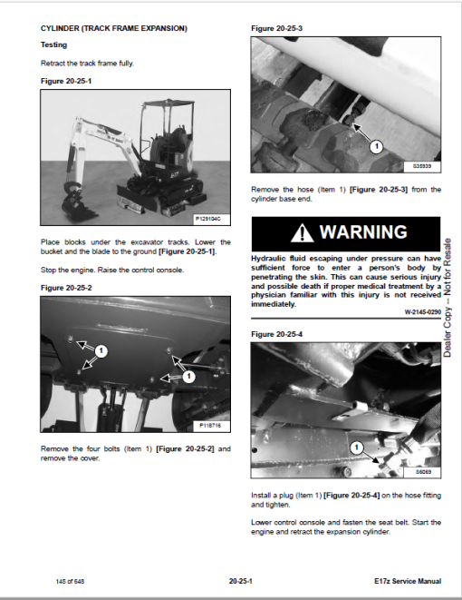 Bobcat E19 Excavator Repair Service Manual - Image 3