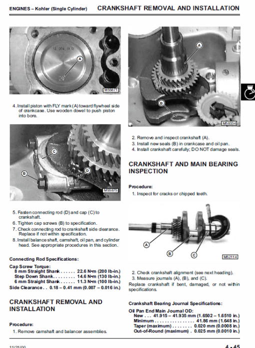 John Deere S1642, S1742, S2046, S2546 Scotts Tractor Technical Manual (TM1776) - Image 3