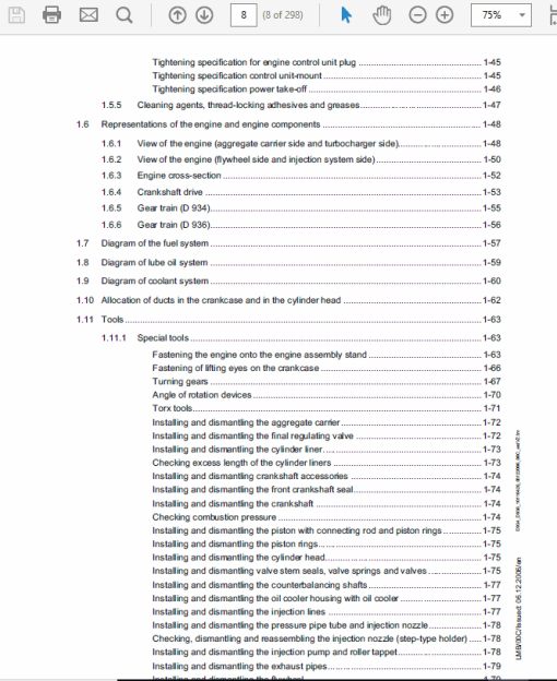 Liebherr Diesel Engines D934 A6 D936 A6 Service Manual - Image 4