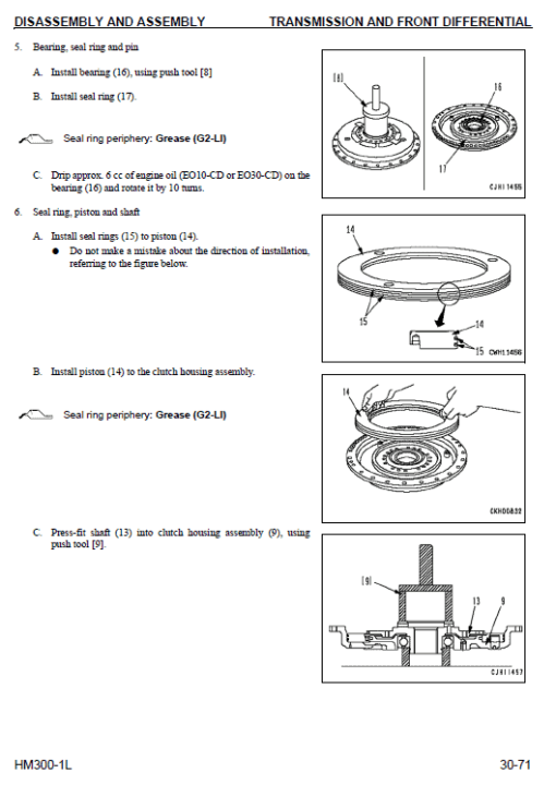 Komatsu HM300-1L Dump Truck Service Manual - Image 3