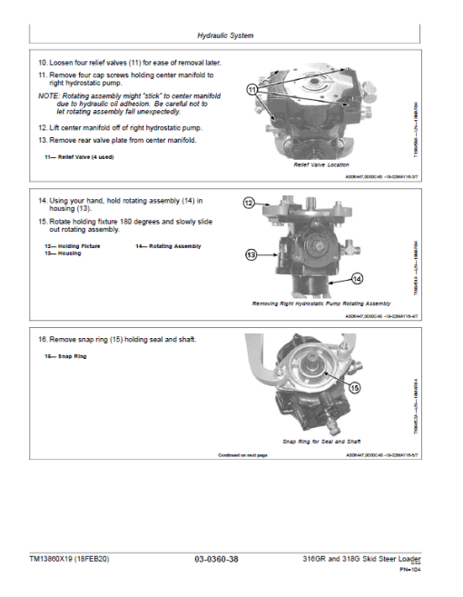 John Deere 316GR, 318G SkidSteer Technical Manual (Manual Controls & S.N G298752 -) - Image 5