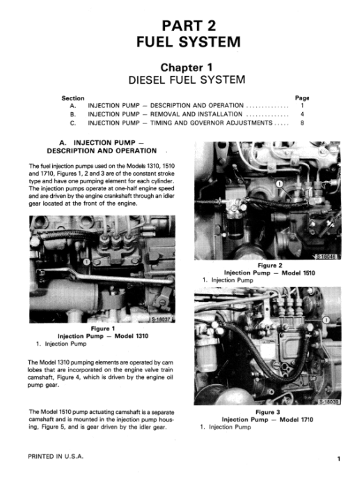 Ford 1310, 1510 and 1710 Tractors Service Manual - Image 3