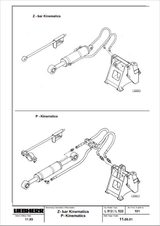 Liebherr L504, L506, L507, L508, L509, L512, L522 Wheel Loader Service Manual - Image 2