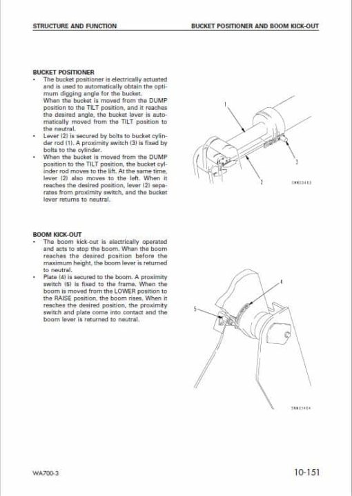 Komatsu WA700-3 Wheel Loader Service Manual - Image 3