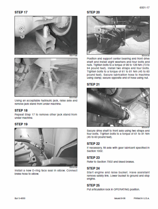 New Holland W190B Tier 3 Wheel Loader Service Manual - Image 3