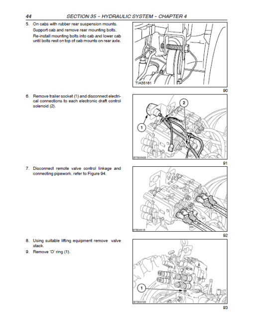 New Holland TM120, TM130, TM140, TM155, TM175, TM190 Tractors Manual - Image 3