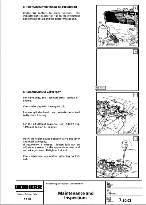 Liebherr L506, L508, L510 Wheel Loader Service Manual - Image 3