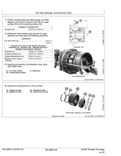 John Deere 230GW Wheeled Excavator Repair Technical Manual (S.N after E061001 - ) - Image 3