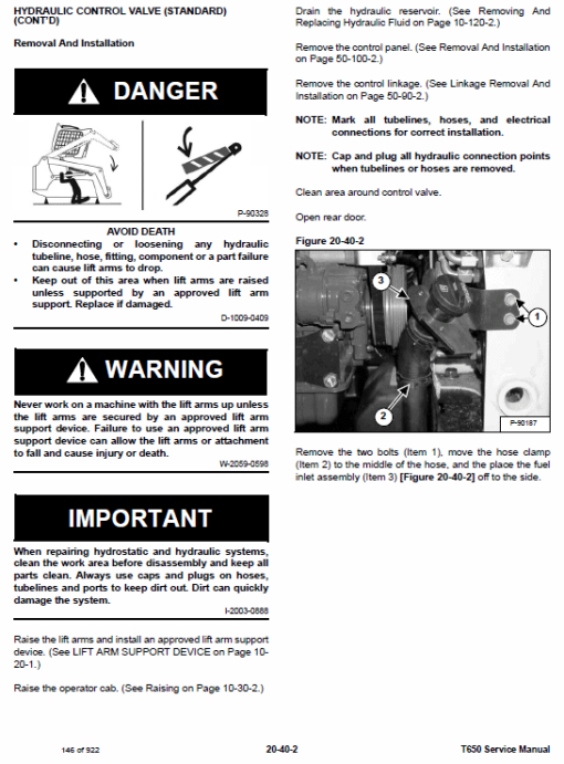 Bobcat T650 Loader Repair Service Manual - Image 3