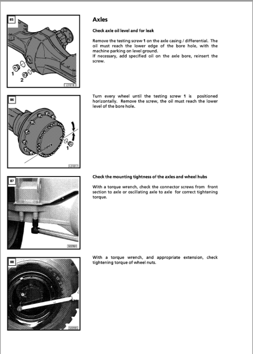 Liebherr L511, L521, L531, L541 Wheel Loader Service Manual - Image 3