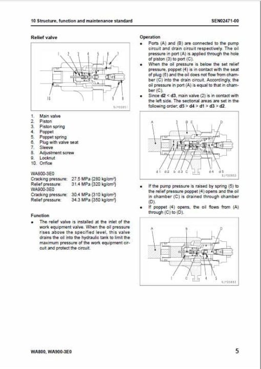 Komatsu WA800-3, WA800-3E0 Wheel Loader Service Manual - Image 3