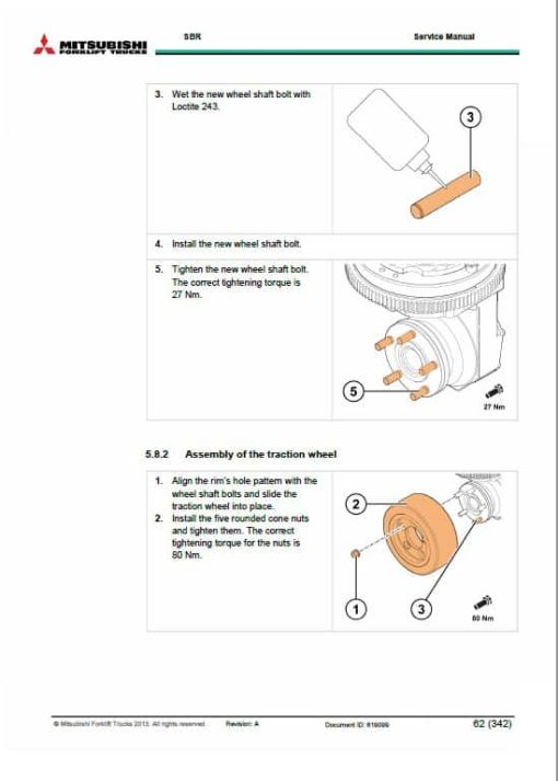 Mitsubishi SBR12N, SBR16N, SBR16Ni, SBR20N MassLift Service Manual - Image 3