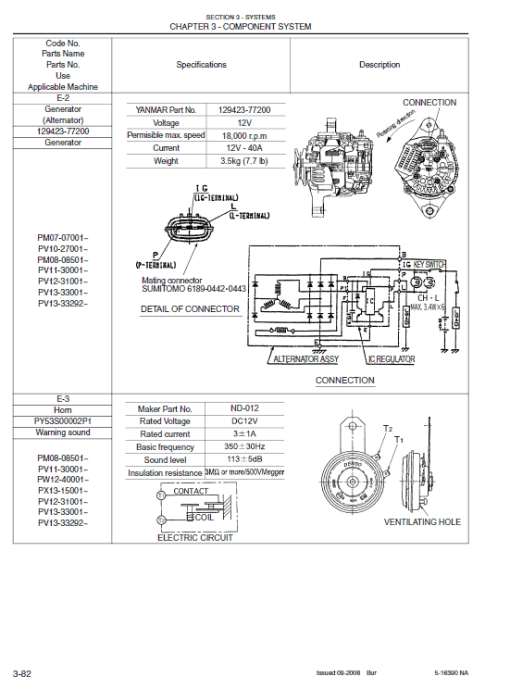 Kobelco 27SR ACERA Tier 4 Excavator Service Manual - Image 3