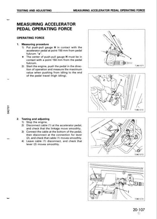 Komatsu WA900-1 Wheel Loader Service Manual - Image 3