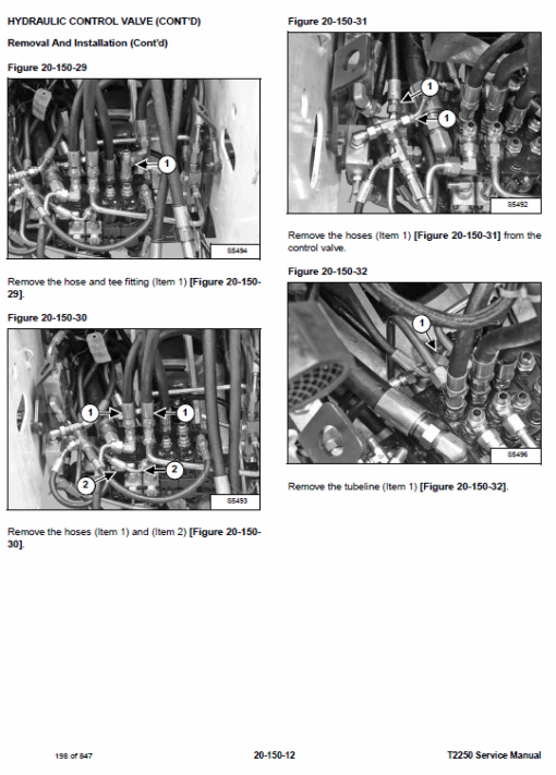 Bobcat T2250 Telescopic Handler Service Repair Manual - Image 3