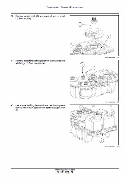 Case 721F Wheel Loader Service Manual - Image 3