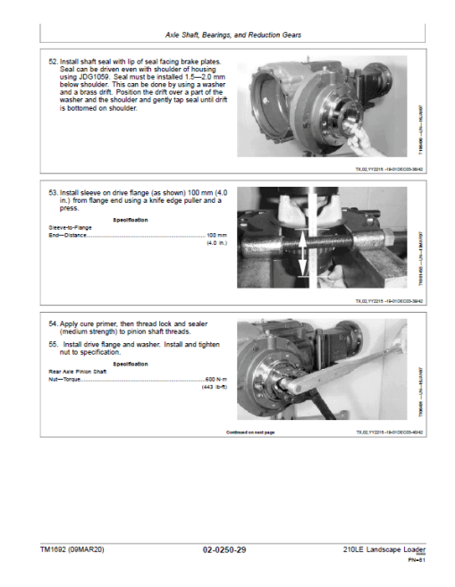 John Deere 210LE Landscape Loader Repair Technical Manual (S.N before – 888001) - Image 3