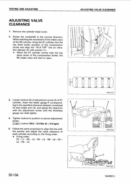 Komatsu WA900-3, WA900-3E0 Wheel Loader Service Manual - Image 3