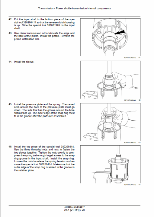 Case 770 EX Magnum Backhoe Loader Service Manual - Image 3