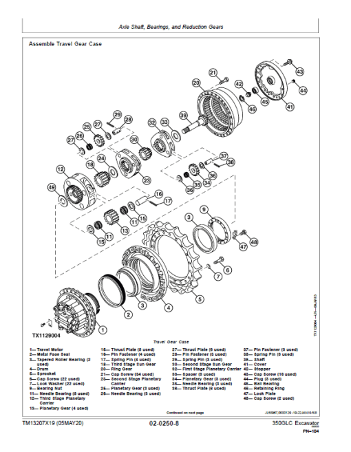 John Deere 350GLC Excavator Repair Technical Manual (S.N after F809192 - ) - Image 3