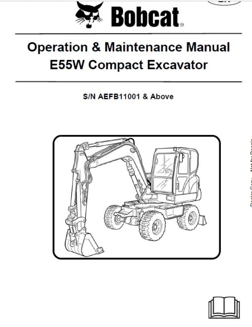 Bobcat E55W Excavator Repair Service Manual - Image 3