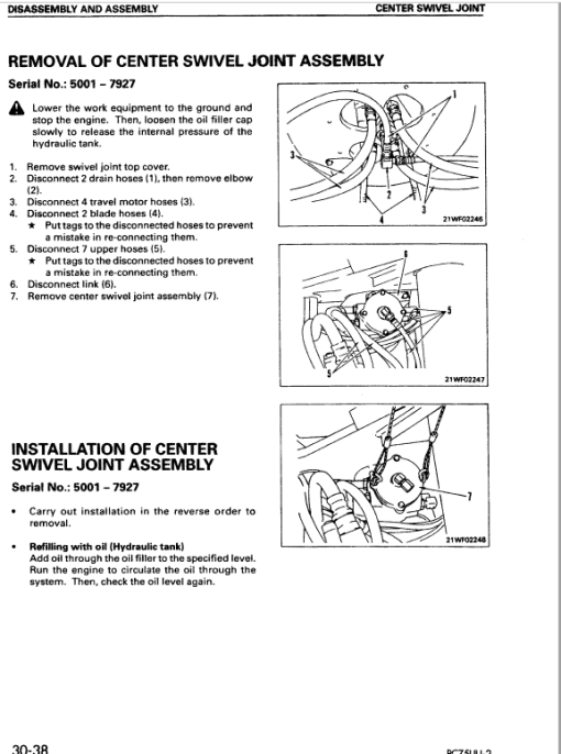 Komatsu PC75UU-2 Excavator Service Manual - Image 3