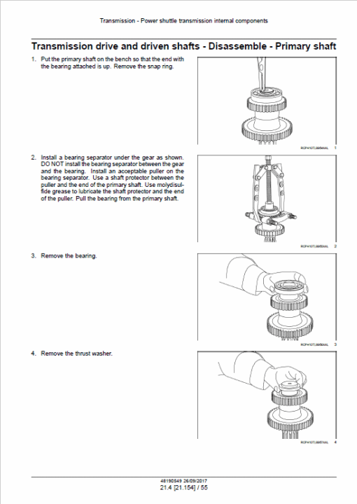 Case 851 EX Backhoe Loader Service Manual - Image 3