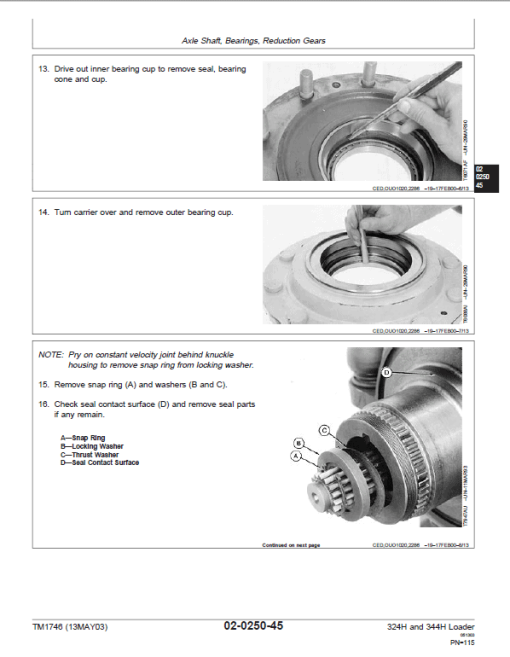 John Deere 324H, 344H Loader Repair Technical Manual - Image 5