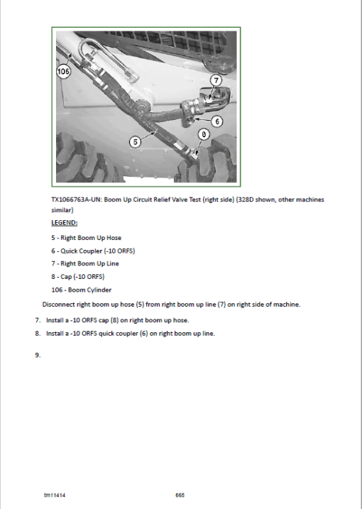 John Deere 319D, 323D SkidSteer Loader Technical Manual (Manual Controls) - Image 3