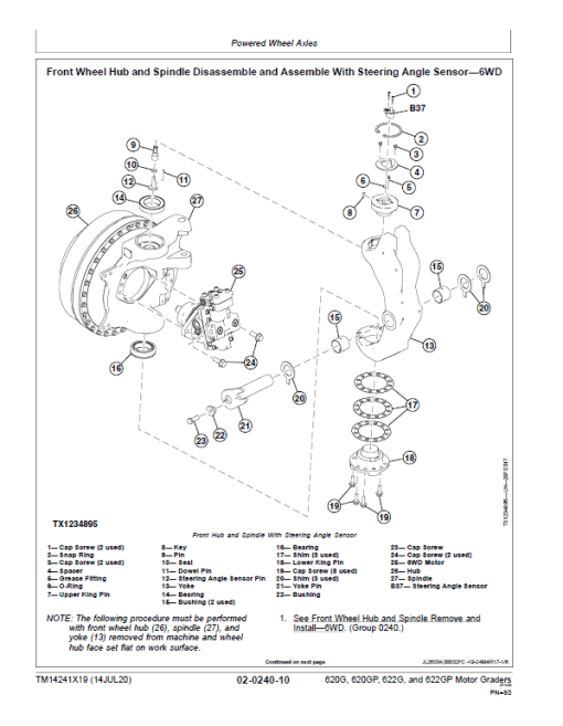 John Deere 620G, 620GP, 622G, 622GP Grader Technical Manual (S.N F680878 & L700954 - ) - Image 2